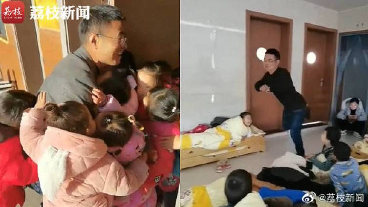 【有爱!男幼师模仿汤姆猫哄孩子们午睡】近日,安徽芜湖,一名幼儿园男幼师模仿汤姆猫走路哄孩子